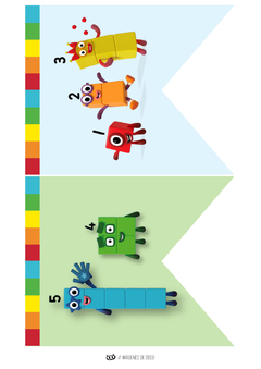 KIT IMPRIMIBLE Number Blocks - comprar online