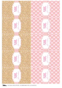 Kit imprimible Osita princesa | PDF editable - tienda online