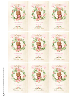 Kit imprimible Osita Shabby - tienda online