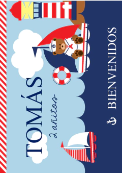 Kit imprimible Osito Marinero - tienda online