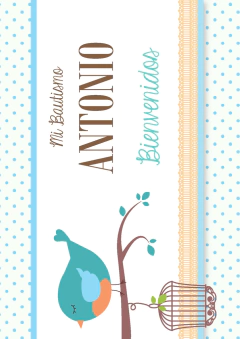 Kit imprimible Pajaritos para varón