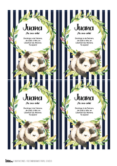 KIT IMPRIMIBLE PANDA - comprar online