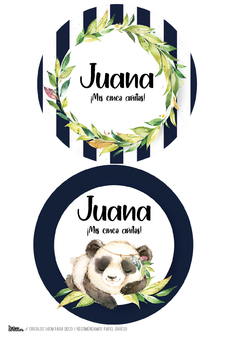 Imagen de KIT IMPRIMIBLE PANDA