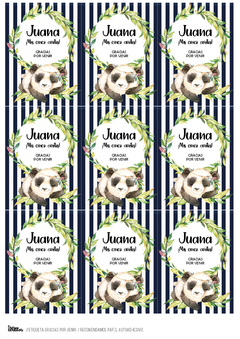 KIT IMPRIMIBLE PANDA