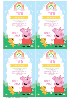 KIT IMPRIMIBLE Peppa Pig - Tres Cerditos Kits Imprimibles