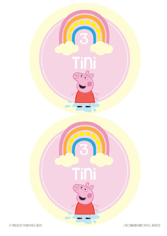 KIT IMPRIMIBLE Peppa Pig - tienda online
