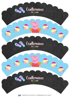 KIT IMPRIMIBLE PEPPA PIG POOL PARTY en internet