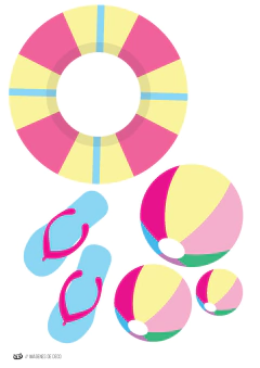 KIT IMPRIMIBLE PEPPA PIG POOL PARTY - Tres Cerditos Kits Imprimibles