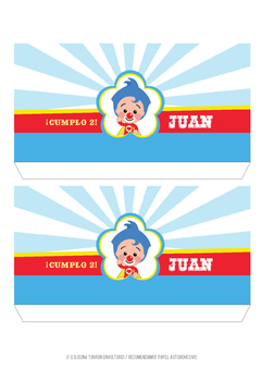 Kit imprimible Plim Plim en internet