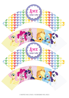 Kit imprimible Mi pequeño Pony - tienda online