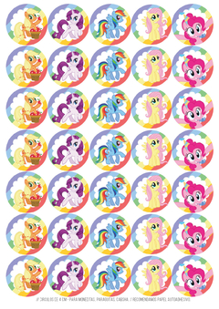Imagen de Kit imprimible Mi pequeño Pony
