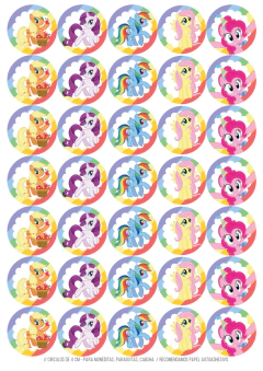 Imagen de Kit imprimible Mi pequeño Pony
