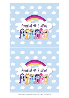 Kit imprimible Mi pequeño Pony - Tres Cerditos Kits Imprimibles