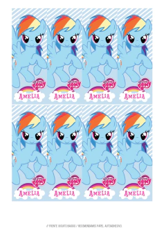 Kit imprimible Mi pequeño Pony - tienda online