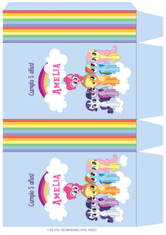 Kit imprimible Mi pequeño Pony - tienda online
