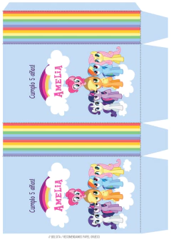 Kit imprimible Mi pequeño Pony - tienda online