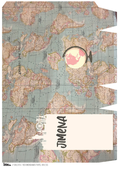 KIT IMPRIMIBLE POR EL MUNDO ROSA - Tres Cerditos Kits Imprimibles