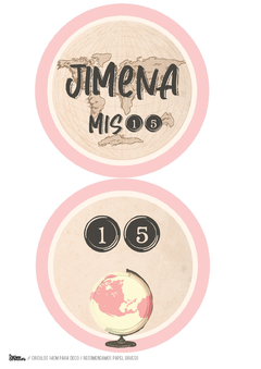 KIT IMPRIMIBLE POR EL MUNDO ROSA - tienda online