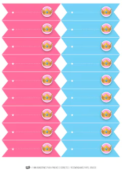 KIT IMPRIMIBLE Princesa Peach Super Mario