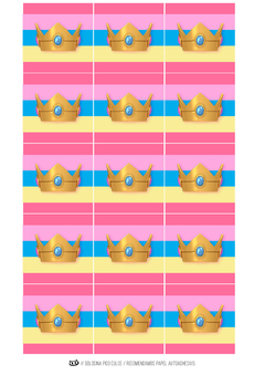 KIT IMPRIMIBLE Princesa Peach Super Mario - comprar online