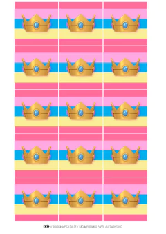 KIT IMPRIMIBLE Princesa Peach Super Mario - comprar online
