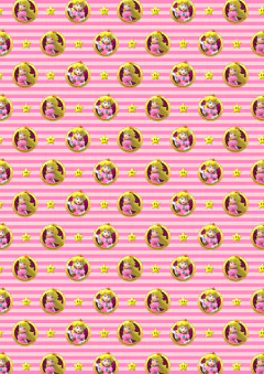 KIT IMPRIMIBLE Princesa Peach Super Mario