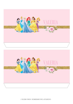 Kit imprimible Princesas Disney