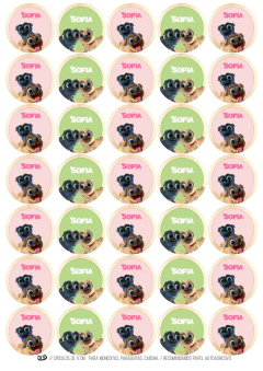 Image of Kit imprimible Puppy dog pals nena