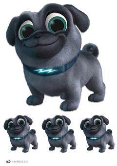 Kit imprimible Puppy dog pals nena - Tres Cerditos Kits Imprimibles