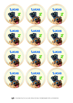 Kit imprimible Puppy dog pals varón - comprar online