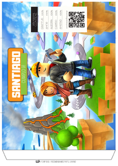 Kit imprimible Roblox Game - Tres Cerditos Kits Imprimibles
