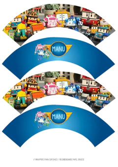 Kit imprimible Robocar Poli en internet