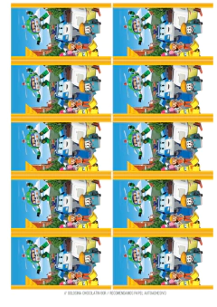 Imagen de Kit imprimible Robocar Poli