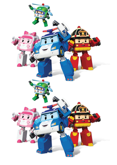Kit imprimible Robocar Poli en internet