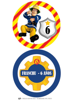 Kit imprimible Sam Bombero
