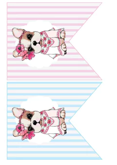 KIT IMPRIMIBLE PERRITA SIMONES - Tres Cerditos Kits Imprimibles