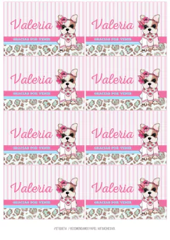 KIT IMPRIMIBLE PERRITA SIMONES - tienda online
