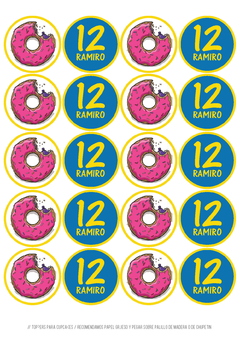 KIT IMPRIMIBLE LOS SIMPSONS en internet