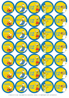 KIT IMPRIMIBLE LOS SIMPSONS - Tres Cerditos Kits Imprimibles