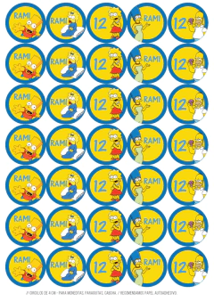 KIT IMPRIMIBLE LOS SIMPSONS - Tres Cerditos Kits Imprimibles