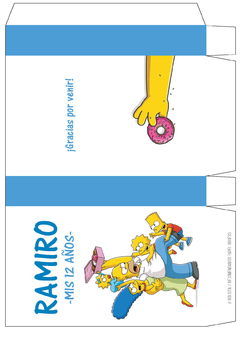 Imagen de KIT IMPRIMIBLE LOS SIMPSONS