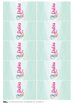 Kit imprimible Sirenas en internet