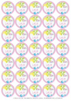KIT IMPRIMIBLE Slime party - comprar online