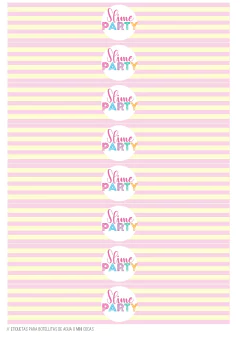 KIT IMPRIMIBLE Slime party en internet