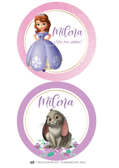KIT IMPRIMIBLE PRINCESITA SOFIA - comprar online
