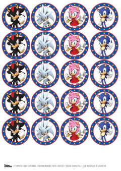KIT IMPRIMIBLE SONIC BOOM - Tres Cerditos Kits Imprimibles
