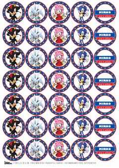 KIT IMPRIMIBLE SONIC BOOM - tienda online