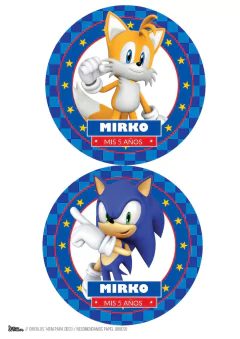 KIT IMPRIMIBLE SONIC BOOM