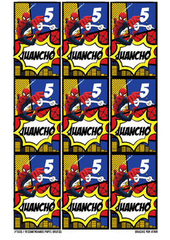 KIT IMPRIMIBLE SPIDERMAN - Tres Cerditos Kits Imprimibles