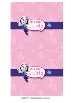 KIT IMPRIMIBLE Spider Ghost Gwen - tienda online